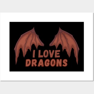 Dragon Love Posters and Art